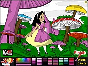 gyerek - Alice in Wonderland coloring