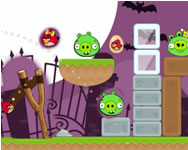 Angry Birds halloween gyerek HTML5 jtk