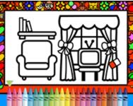 Color and decorate rooms gyerek ingyen jtk