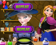 gyerek - Elsa and Anna superpower potions