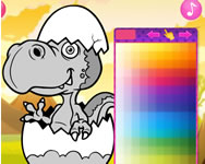 Ice age funny dinosaurs coloring gyerek HTML5 jtk