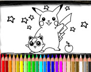 Pokemon coloring book gyerek ingyen jtk