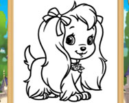 gyerek - Princess of pets coloring