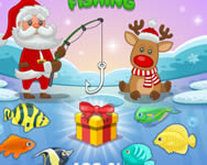 Santas christmas fishing gyerek HTML5 jtk