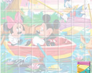 gyerek - Sort my tiles Mickey and Donald