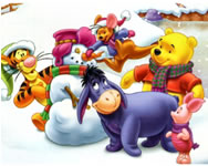Winnie the Pooh christmas jigsaw puzzle online