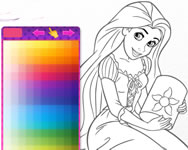 Amazing princess coloring book gyerek HTML5 játék