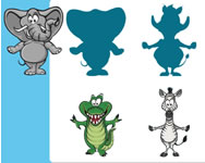 Animals shapes gyerek HTML5 játék