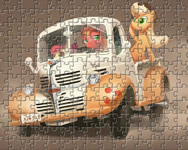 gyerek - Apple truck jigsaw