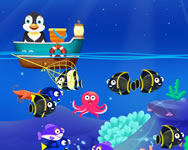 Deep sea fishing HTML5 gyerek játékok ingyen