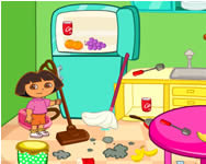 gyerek - Dora room clean