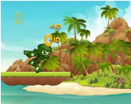 Green ninja run online