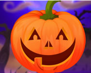 Happy Halloween princess card designer gyerek HTML5 játék