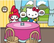Hello Kitty and friends restaurant gyerek HTML5 játék