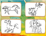 Horse coloring book online