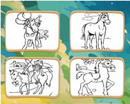 Horse coloring book 2 gyerek ingyen játék