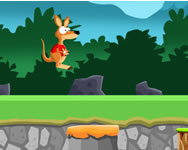 Jumpy kangaroo gyerek HTML5 játék