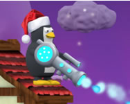 Penguin battle christmas gyerek HTML5 játék