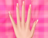 Princess nail salon makeover gyerek HTML5 játék