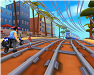 Railway runner-3D gyerek HTML5 játék