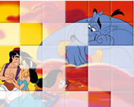 gyerek - Sort My Tiles Aladdin and Jasmine