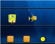 Spongebob coin adventure gyerek HTML5 jtk