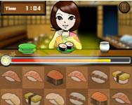 Sushi challenge gyerek HTML5 játék
